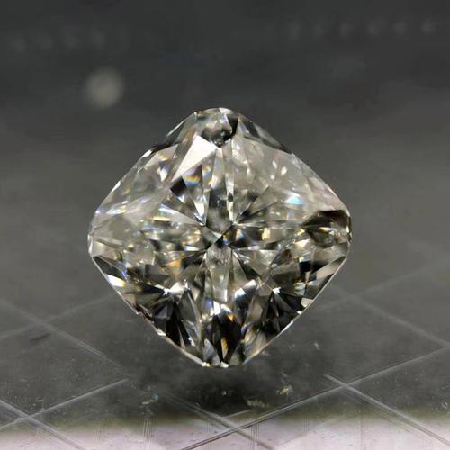 gia证书书一克拉天然钻石裸钻方垫型定制pt950裸钻