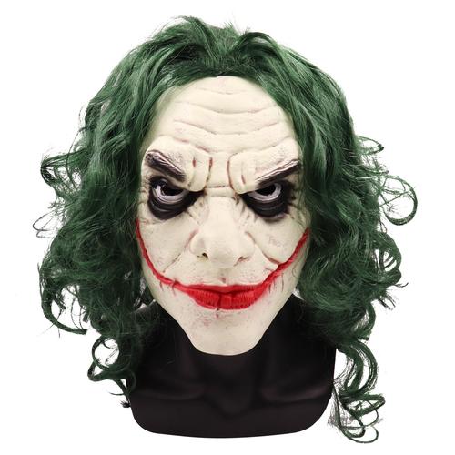新款热销万圣节面具 dc小丑面具 跨境爆款杰克小丑服装头套-阿里巴巴