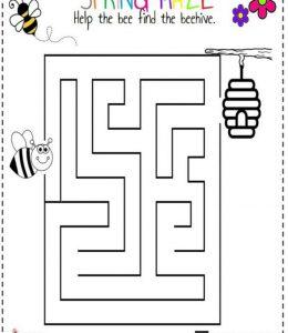 蜜蜂和蜂巢!超简单的在线迷宫游戏地图图片