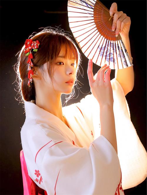 和服可爱神明少女日式和风学生写真艺术传统民族服装