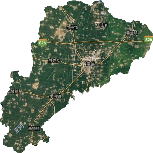 浚县高清卫星地图