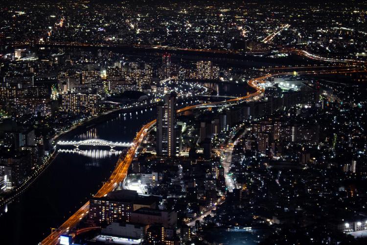 城市摄影东京夜景
