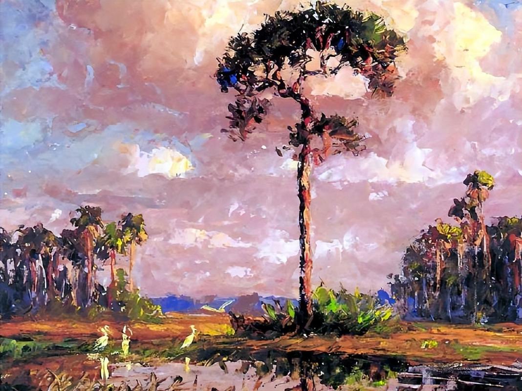 美国风景油画大师 阿尔伯特的风景油画作品欣赏 ︱艺术名画