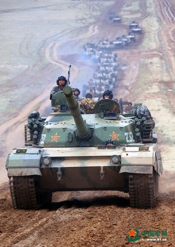 广州军区大量96式主战坦克北上现身朱日和基地_高清图集_新浪网