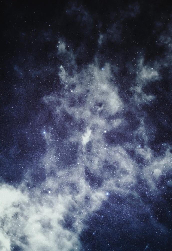 唯美星空背景图:夜空中的星,照亮我们前行的路_腾讯新闻