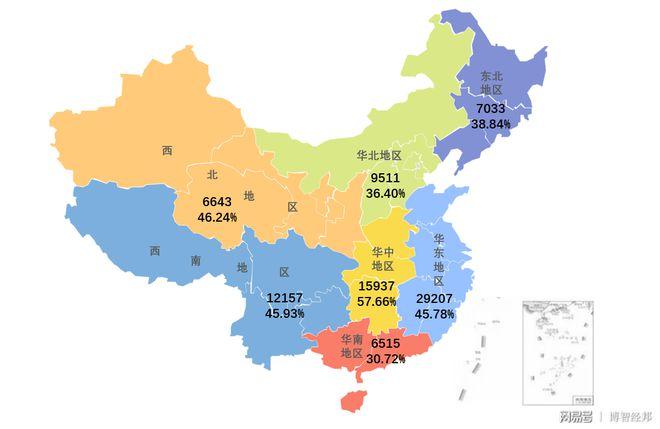 2019年中国县域银行网点分布特征分析