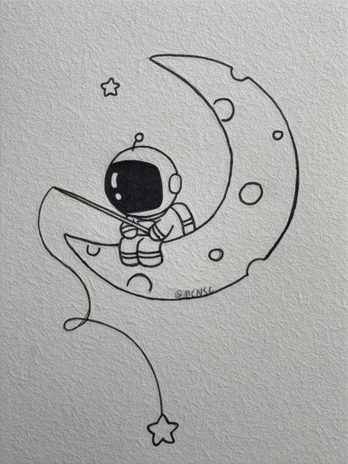 宇航员简笔画教程