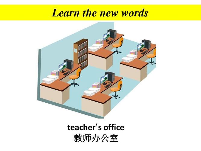 learn the new words teachers office 教师办公室