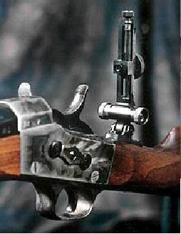 这类瞄准具多半装在 19 世纪中叶的单发或连发步枪上,如:夏普斯 m1874