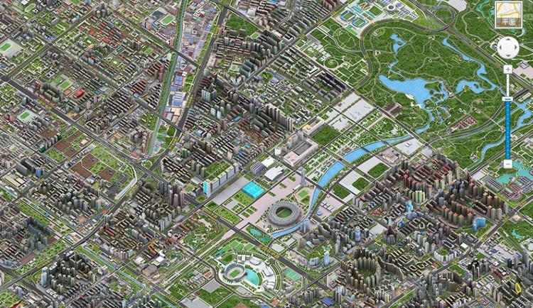 北京三维立体地图
