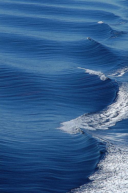 蓝色海浪背景素材