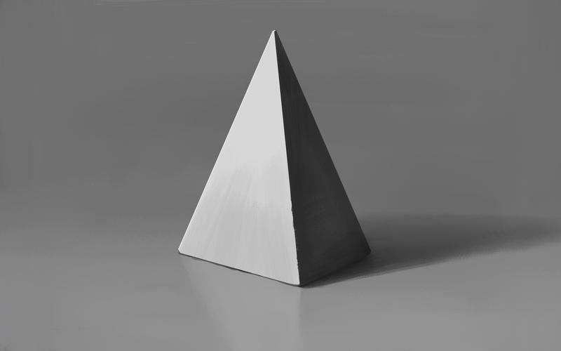 如何画板绘素描石膏三角体||温灵-art_哔哩哔哩_bilibili