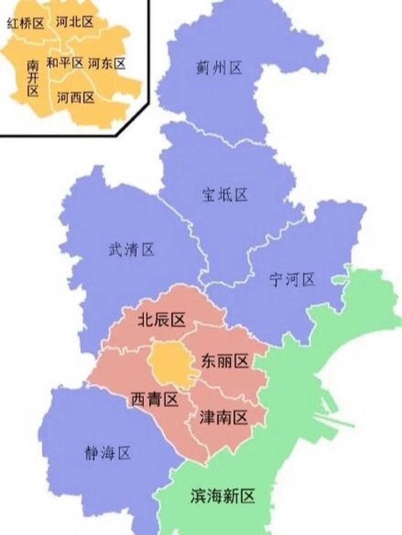 1.天津新房市场概述 天津分十六个区,分别是市内六区和四郊五县,另外