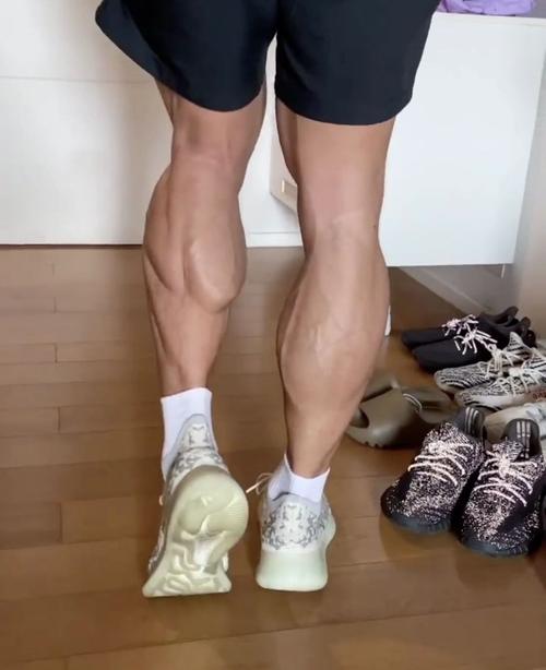 健身网红乔林德纳小腿低脂肌肉雕刻展示 转自乔林德纳instagram