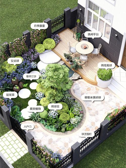 花园设计 | 台州60平温馨入户小花园来咯