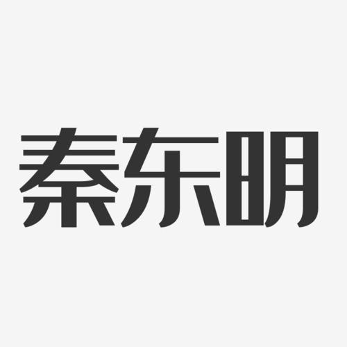 秦东明-经典雅黑字体免费签名