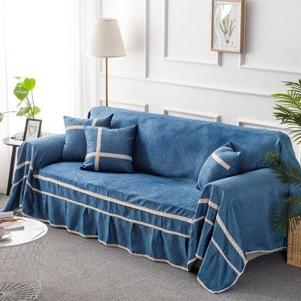 欧式客厅组合沙发套全包简约现代沙发巾全盖布艺沙发罩四季通用