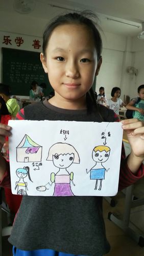 儿童画《我的同学》
