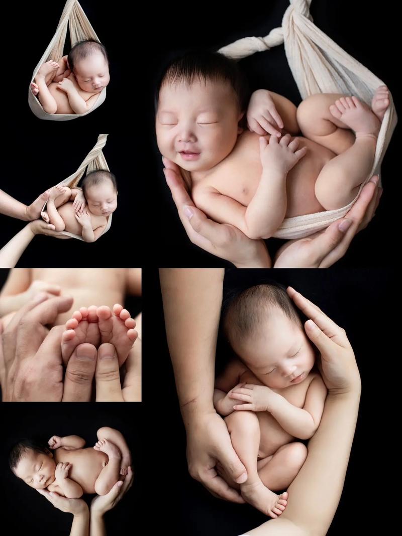 新生儿摄影简约又高级的新生儿照
