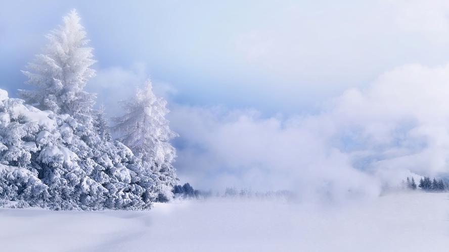唯美凛冬雪景图片高清宽屏壁纸