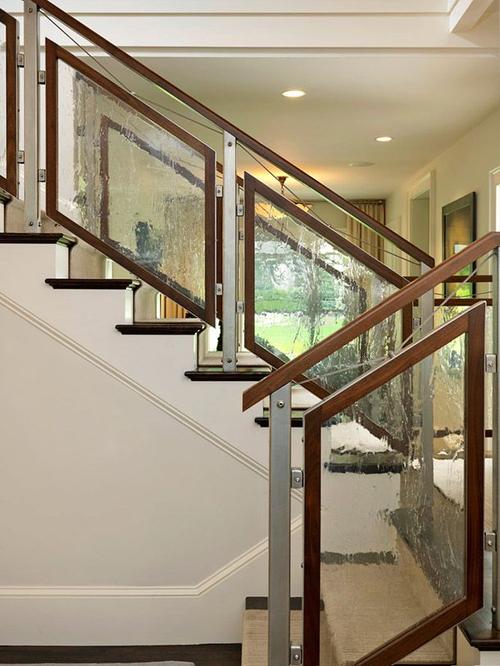 50个楼梯的创意栏杆设计,为房子增添时尚感|铁栏杆|铁艺|地板|屏风_网