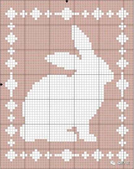 千姿百态的超可爱简单兔子图案儿童毛衣图解来咯|围巾|包包|编织_网易