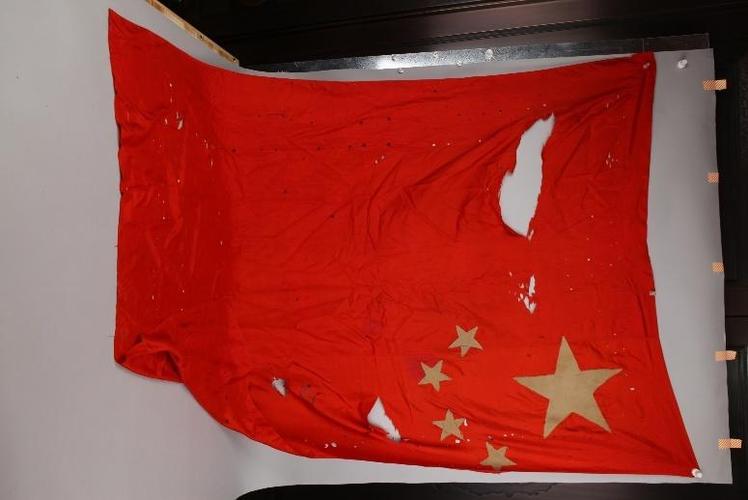 团队 重庆三峡博物馆 1949年重庆市升起的第一面五星红旗