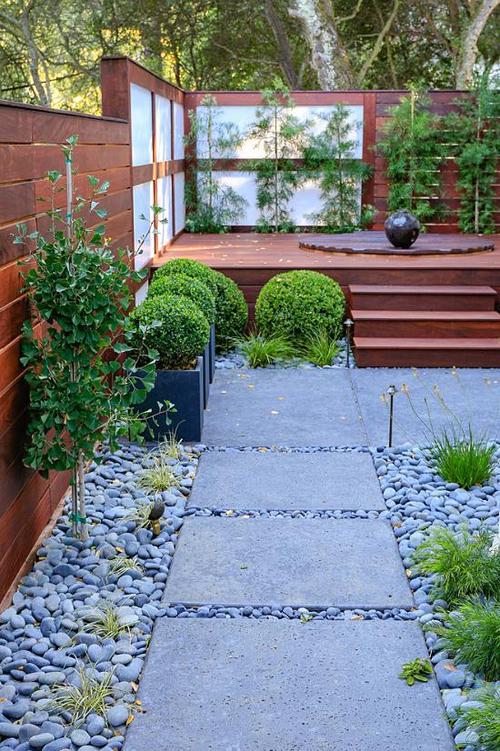 庭院设计5个用竹子做装饰的30㎡小花园颜值瞬间提升了一大截