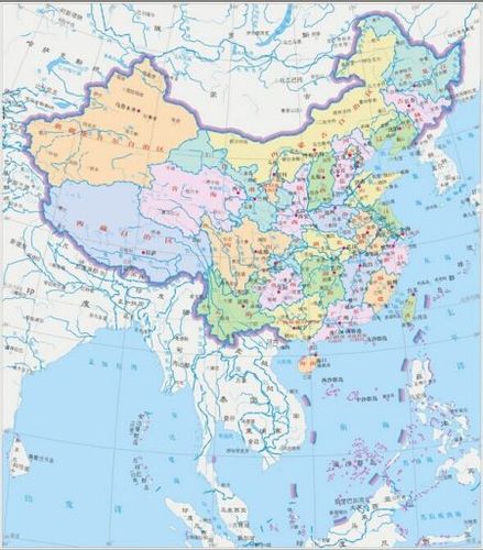 中国地图高清版可放大 2017中国地图高清放大