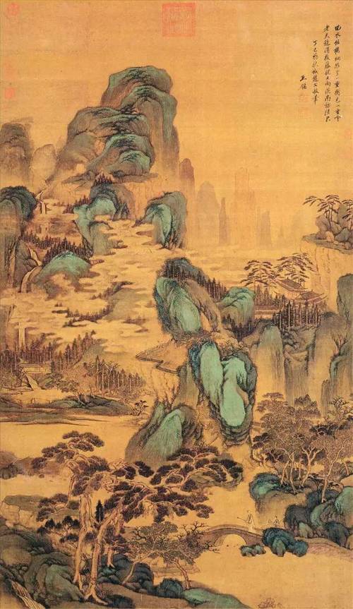 "清代四王"的山水画