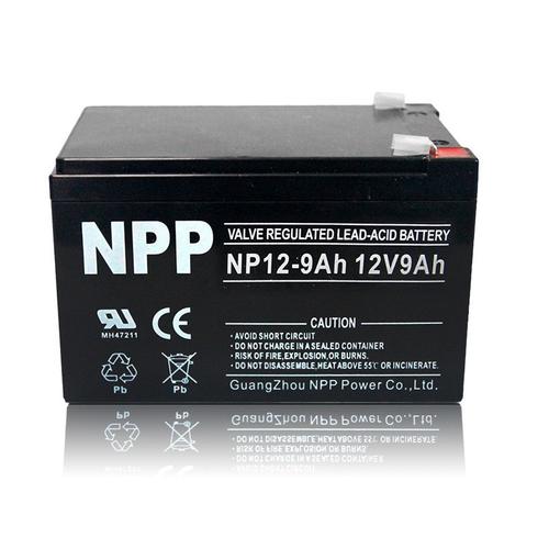 npp耐普蓄电池np12-9耐普蓄电池12v9ah 免维护铅酸蓄电池
