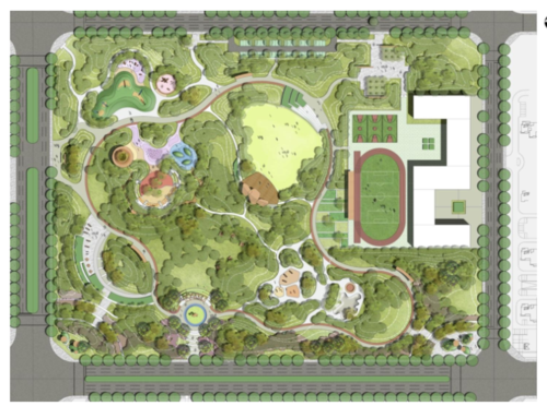 [河北]固安海德公园景观概念方案设计   总平面图