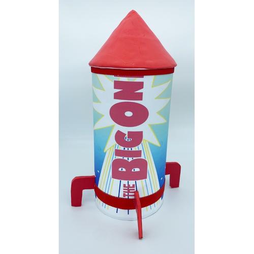 纸质火箭模型diy科技手工变废为宝儿童创意火箭幼儿园材料包成品中国