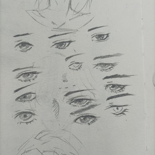 男生眼睛画法