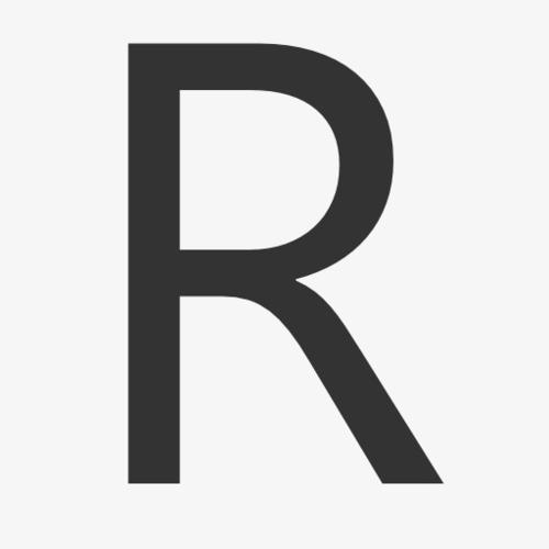 大写字母r icon