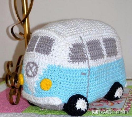 「针织作品」编织的各式各样的小汽车,家有男娃的家长看过来