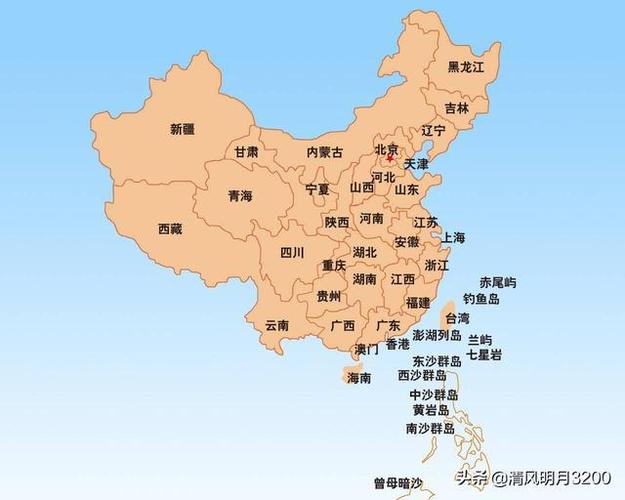中国行政水系人口密度政区图及各省政区图一