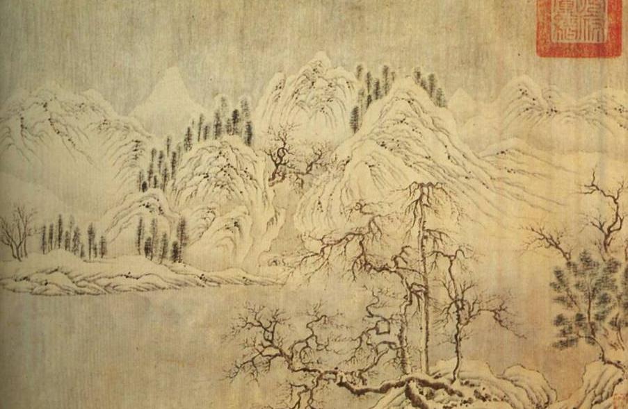 画圣吴道子也是山水画的祖师之一   吴道子的作品以人物佛像见长