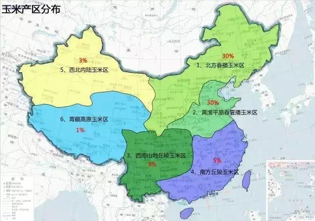中国农业地图看你的家乡适合发展哪种农业