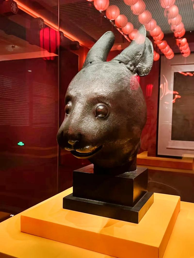 圆明园兔首在国博.#国家博物馆 #兔首 #北京 #预约 #盖 - 抖音