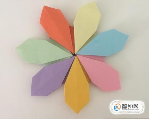 儿童手工折纸七叶花简单的花朵折纸步骤图解优质