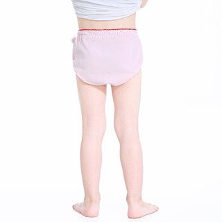 商品馨颂女童内裤儿童纯棉三角内裤三件装 粉色 130