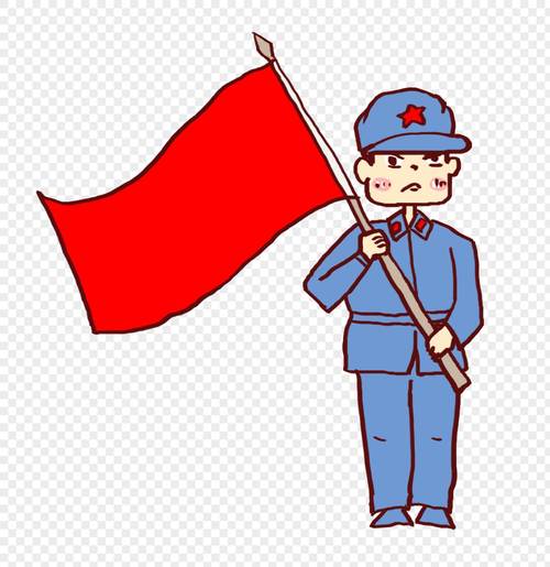 卡通八路军战士插画这是一组红军简笔画的内容,希望能满足您的需求