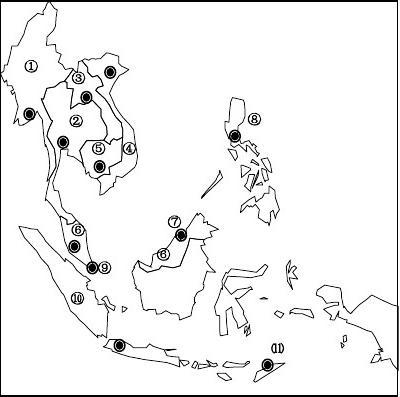 读东南亚地图