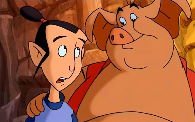 《天上掉下个猪八戒》当年最讨厌的福迪,才是整部动画最完美的小人