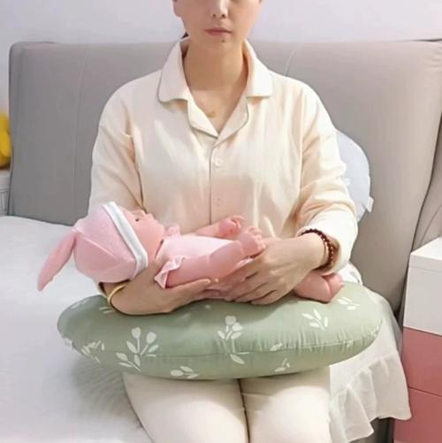 婴儿安抚枕侧睡靠枕宝宝喂奶枕哺乳垫纯棉防呛奶孕妇枕护腰可拆洗