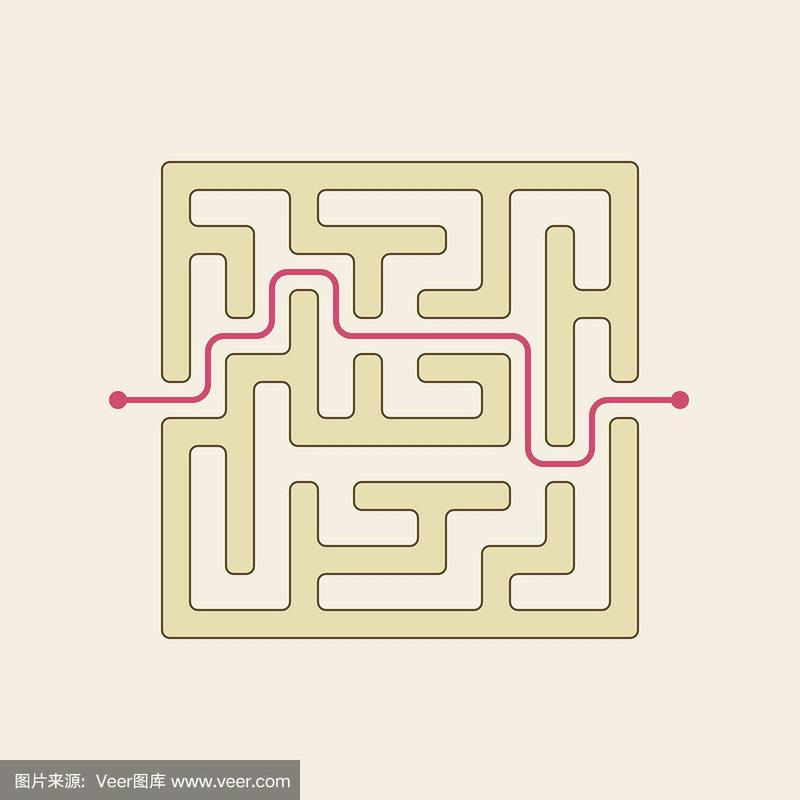 简单的方形迷宫