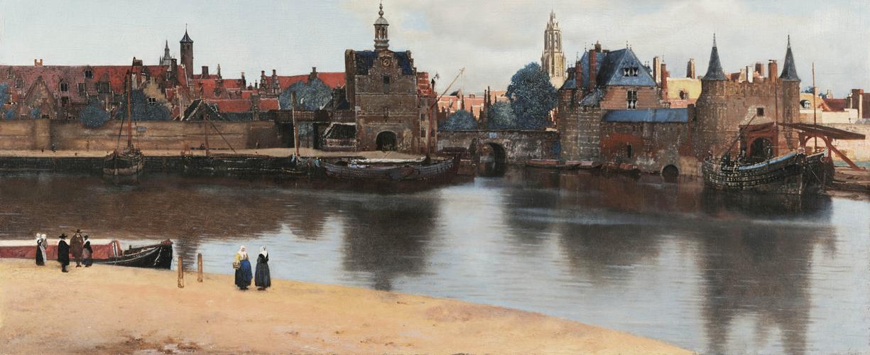 台夫特风景dutchgezichtopdelft维米尔johannesvermeer油画作品欣赏
