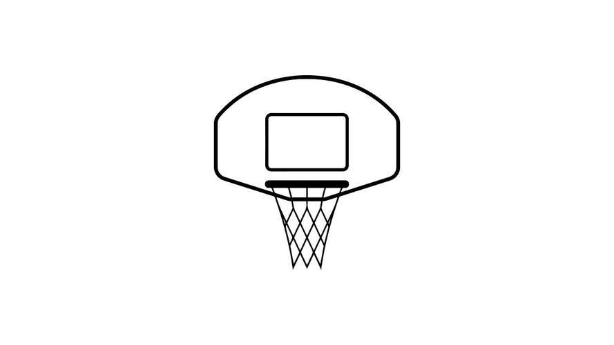 篮球框怎么画