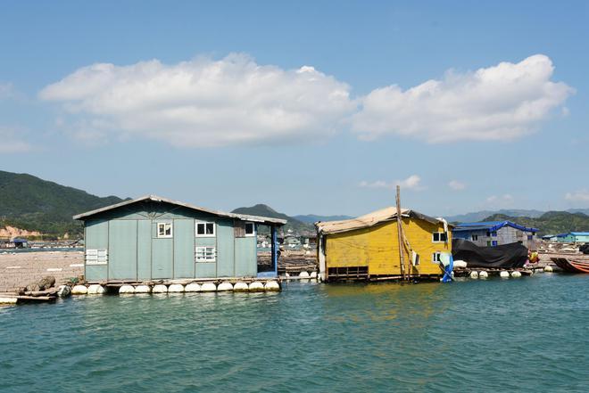 这个村子数百座房屋建在海上被称为中国威尼斯